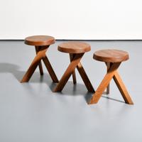 3 Pierre Chapo Stools - Sold for $8,960 on 03-04-2023 (Lot 327).jpg
